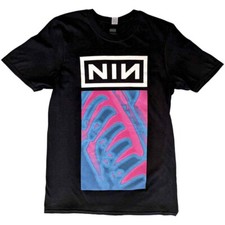 Nine Inch Nails T-Shirt NIN Pretty Hate Machine Neon Official Black New