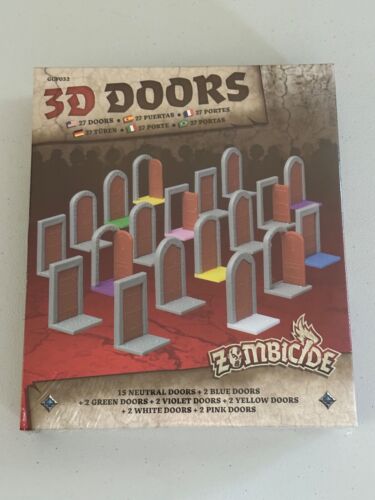Zombicide: Black Plague 3D Doors Accessory Expansion CMON 2015 GUF032 Brand New - Picture 1 of 14
