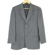 Versace Suit Jacket Size 52 IT 42 US Mens Gray Classic V2 Dress Blazer 3 Button