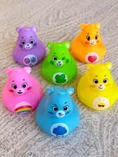 2" CARE BEAR Rubber Ducks, Cruise Ducks, Bath Toys - You Choose