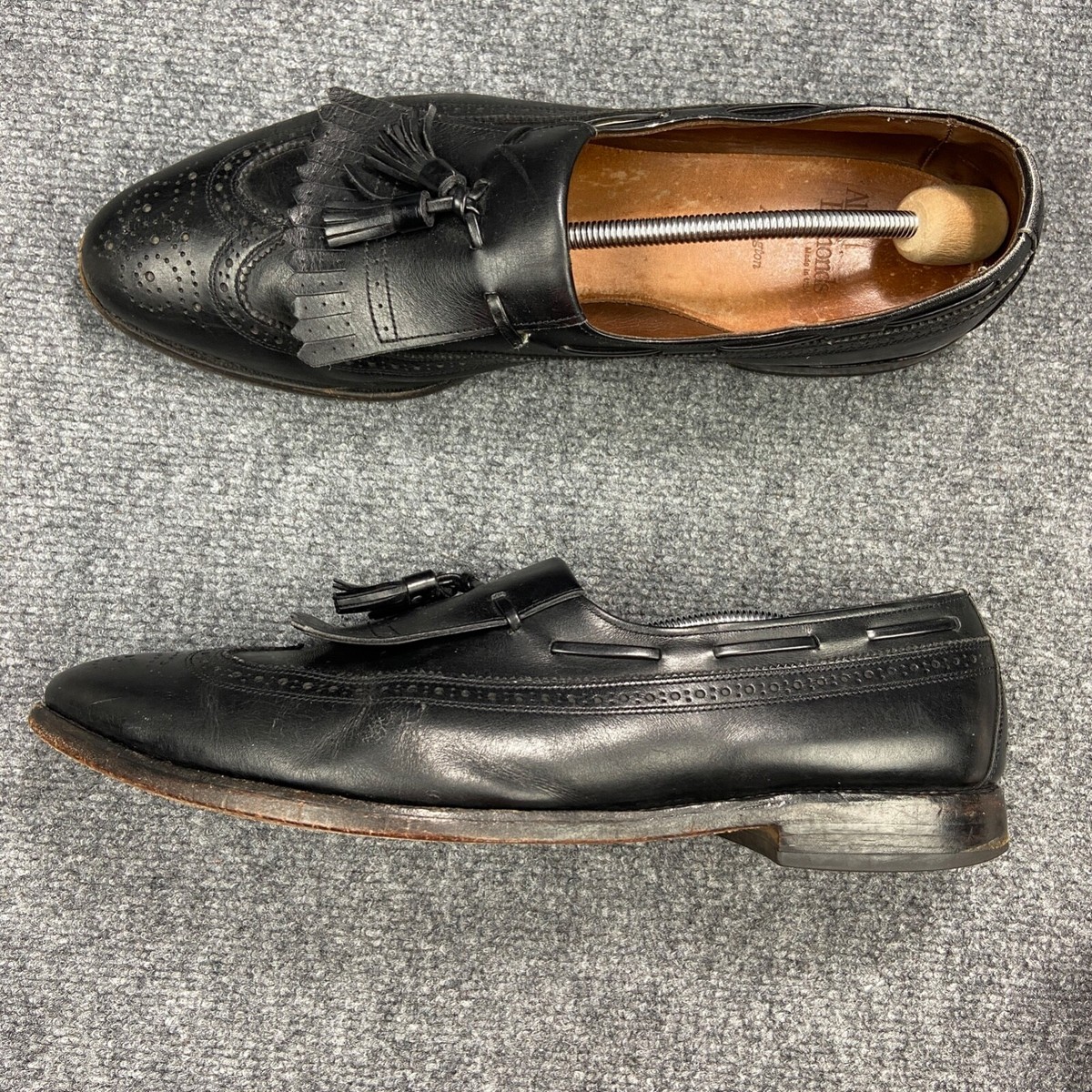 Men\'s Almond Toe kilt tasell leather loafers Size 11 Scottie Kilt Loafer | Handcrafted Italian Men main image 3