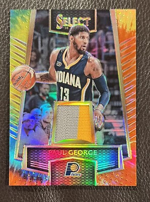 Paul George 2016 Panini Select Tie Dye Jersey Patch 07/25 Game-Worn     Rare