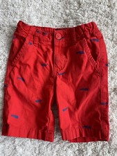 Osh Kosh boys sz. 5 red fish design shorts. Cute, nt desc