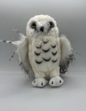 Douglas Wizard Snowy Owl Plush Stuffed Animal 8  White Gray Black New