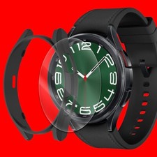 Smooth 9H HD Screen Protector Case f Samsung Galaxy Watch 6 Classic 47mm SM-R960