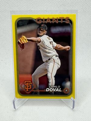 2024 Topps #213 Camilo Doval Yellow
