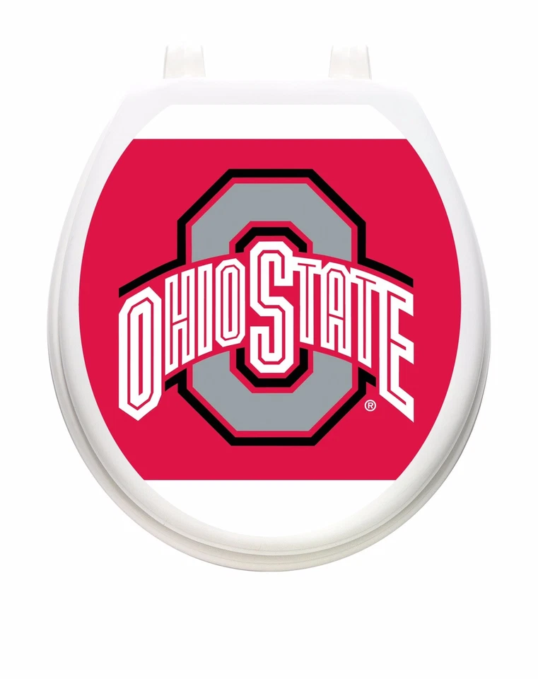 Officially Licensed NCAA-Ohio State Buckeyes- Toilet Tattoos, size Round - Image 3 of 4