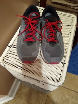 Brooks Launch 6 Mens Running Shoes Grey‎ Black Red 1102971D071 Size 12.5 Rack Brooks Launch 6 Gray for sale | eBay main image 3