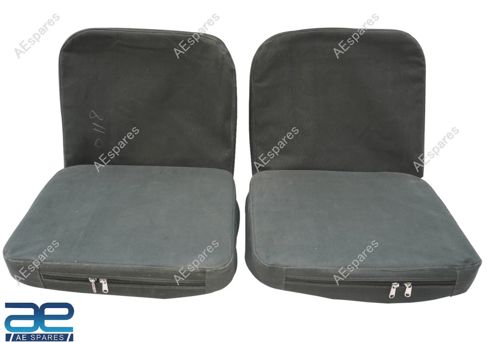 Seat Cover Set with Foam & Cargo Pockets For Jeeps Willys CJ2A CJ3A CJ3B M38 S2u - Image 4 of 4