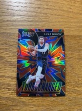 2022 Panini select Luka Doncic red turbo charged prizm