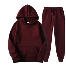Solid Color Hoodie/Pants/Suit Men's Sweatshirt Trousers Sportswear Tracksuit Set