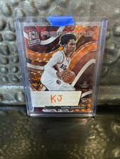 2021-22 Panini Spectra Keon Johnson Rookie Neon Orange Aspiring Autograph 13/15
