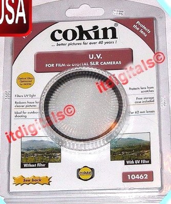 Genuine Cokin 55mm UV Lens Dust Protector Protection Safety Glass Filter Guard