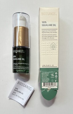 BIOSSANCE 100% Squalane Oil FACE BODY & HAIR Travel Size.