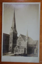 Congregational Church, Pittsfield NH rppc real photo postcard