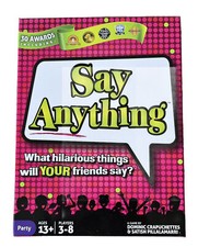 SAY ANYTHING Party Game Ages 13 Family Friends Board Game