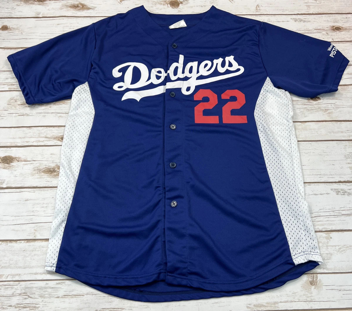 Clayton kershaw blue jersey cheap