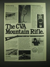 1978 Connecticut Valley Arms CVA Mountain Rifle Ad - Authenticity Performance