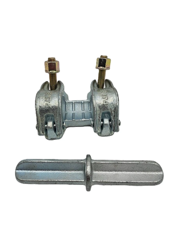 Rohrverbinder, Zentrierbolzen mit Zugkupplung, Stoßkupplung SW 22 , 48,3 mm - Bild 3 von 3