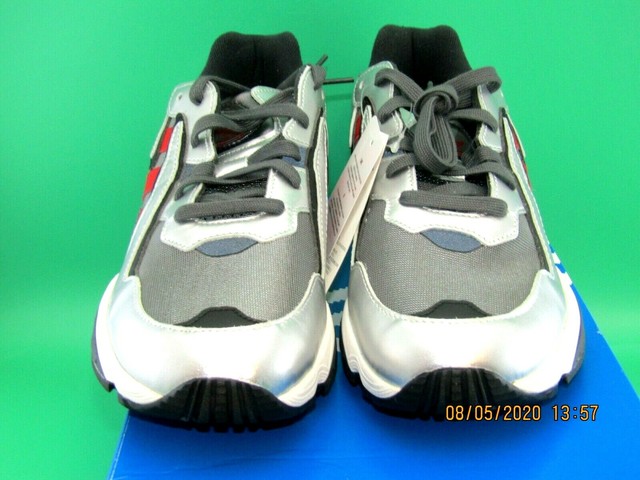 Size 9 - adidas Yung-96 Chasm Silver Metallic Scarlet for sale online | eBay