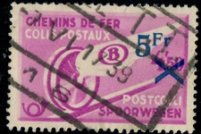 Belgium - 1938 - Parcel Post Overprint on Unpublished Stamp #1- 6/5.50Fr - #1965