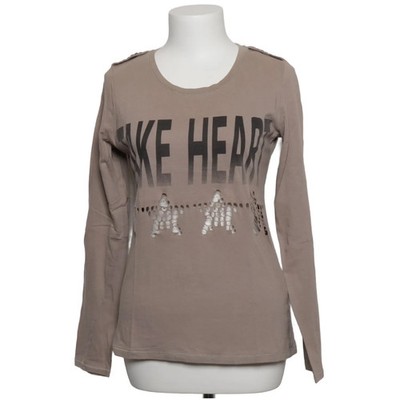 Cache Cache, Langarmshirt, Größe: M, Beige, Baumwolle, Print, Damen #q1t