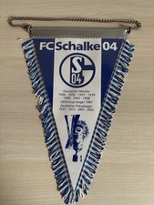 FC Schalke 04 / S04 - WIMPEL * Erfolge bis POKALSIEGER 2002 Wimpel ca.30 x 20cm 