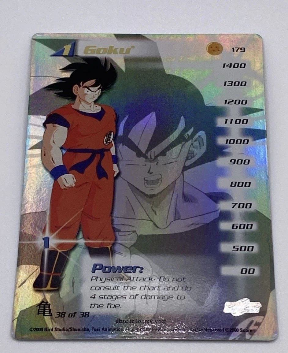 Dragon Ball Z TCG Score Entertainment Individual Collectible Card