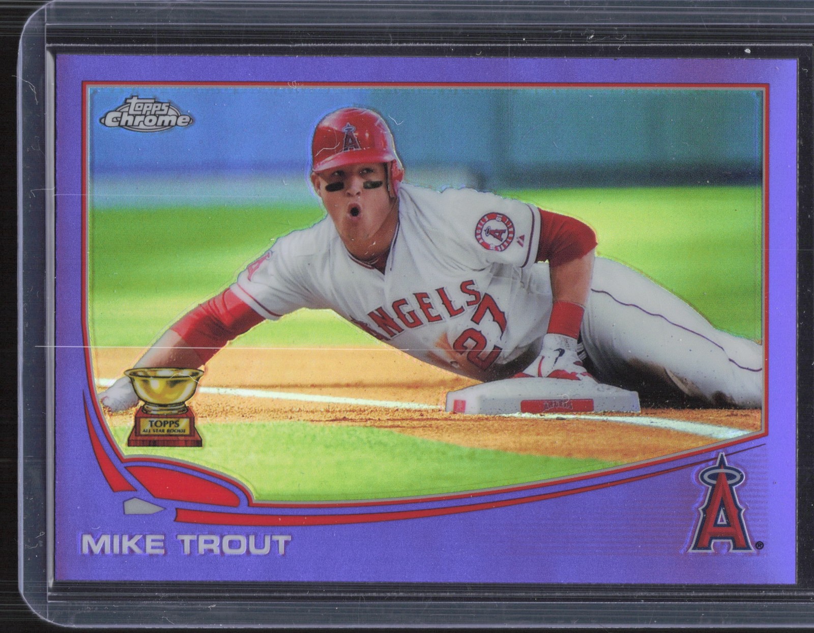 2013 Topps Chrome #1 Mike Trout Purple Refractors