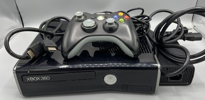 Xbox 360 Model 1439S Black Console, Power Cord, HDMI, Controller, Tested Working