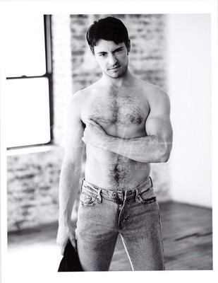 11 X 8.5 Alan Lyon Original Male Photo gay interest (6) Ben jeans  B&W
