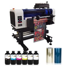 A3 Automatic Double XP600 UV DTF Printer for A / B Film Crystal Sticker Printer