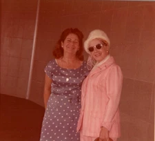 MEXICAN MOVIE STAR LIBERTAD LAMARQUE CANDID SNAPSHOT 1960s ORIG PHOTO MA8