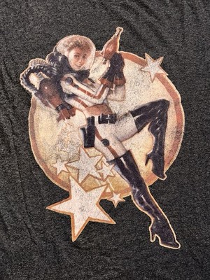 Bethesda Fallout T Shirt Mens Medium Grey Nuka-Cola Girl Graphic Gaming Tee