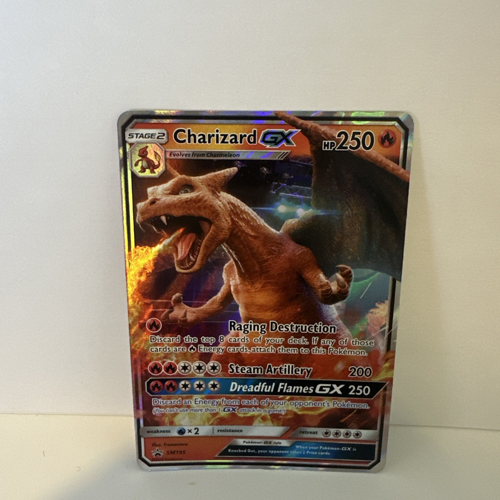 Charizard GX SM195 Detective Pikachu Promo - Pokemon - NM