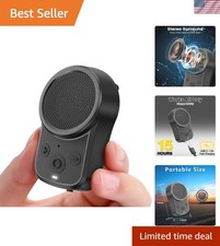 Clip-On Mini Bluetooth Speaker: Hands-Free Calls  Music for Outdoor Adventures