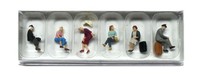Preiser 10506 Sitzende Reisende Spur H0 1:87