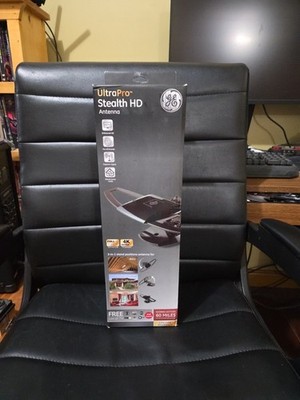 GE Outdoor UltraPro Stealth HD Enhanced TV Antenna Open Box 60 Mile Radius