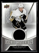 2016-17 Upper Deck Rookie Materials Oskar Sundqvist Pittsburgh Penguins #RM-OS