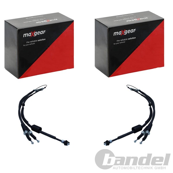 2X Maxgear Handbremsseile Passend FüR Opel Astra Cascada Scheibenbremse-image