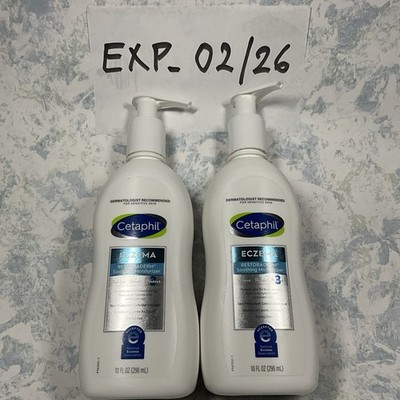 Cetaphil Eczema Restoraderm Soothing Moisturizer 10.oz - Lot of 2