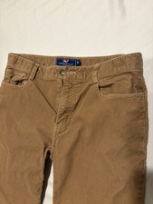 Vineyard Vines Corduroy Pants Boys Size 18 Classic Fit 5 Pocket Tan