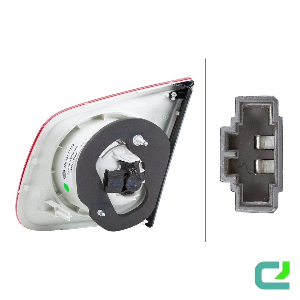 Luce Posteriore SX 12 V P21W Glühlampen-technologie HELLA per U. A. VW Jetta III - Immagine 3 di 4