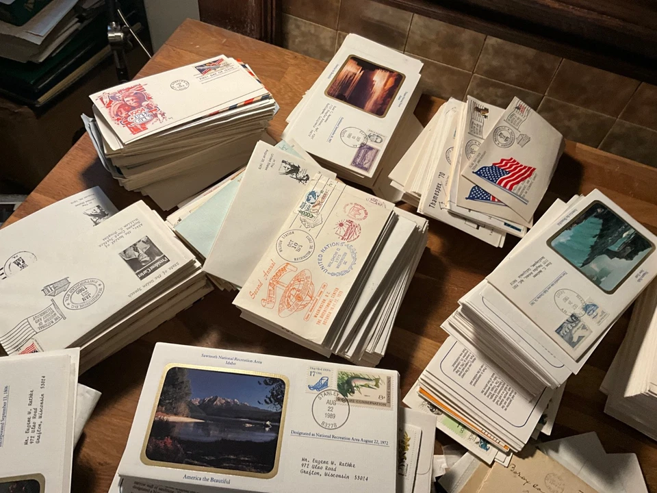 Us USA FDC huge LOT OF COVERS 9kg box - Image 2 of 4