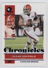 2021 Panini Chronicles Blue 68/99 Baker Mayfield #22 z7j