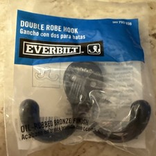 Everbilt Double Prong Robe Hook Oil Rubbed Bronze 793 938