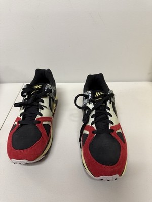 Nike Air Stab Premium Black Red Atmos Gold Elephant Print 313717-071 size 12
