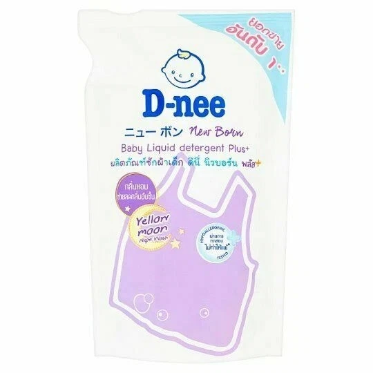 D-nee New Born Plus Yellow Moon Night Wash Scent Baby Liquid Detergent 550 ml.
Opens in a new window