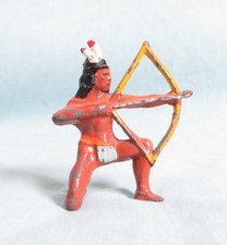 Barclay / Manoil Lead Indian Kneeling with Bow  Arrow