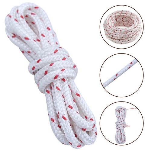 CORDA DI AVVIAMENTO TOSAERBA - 10m, 3mm, Con 3 Manici, Per Motoseghe E Decespugliatori - Foto 10